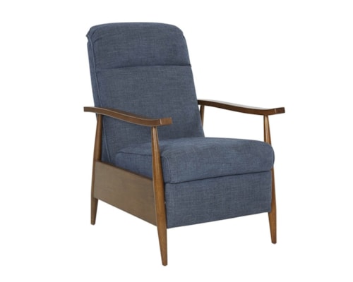 Mid-Century Modern Push Back Recliner