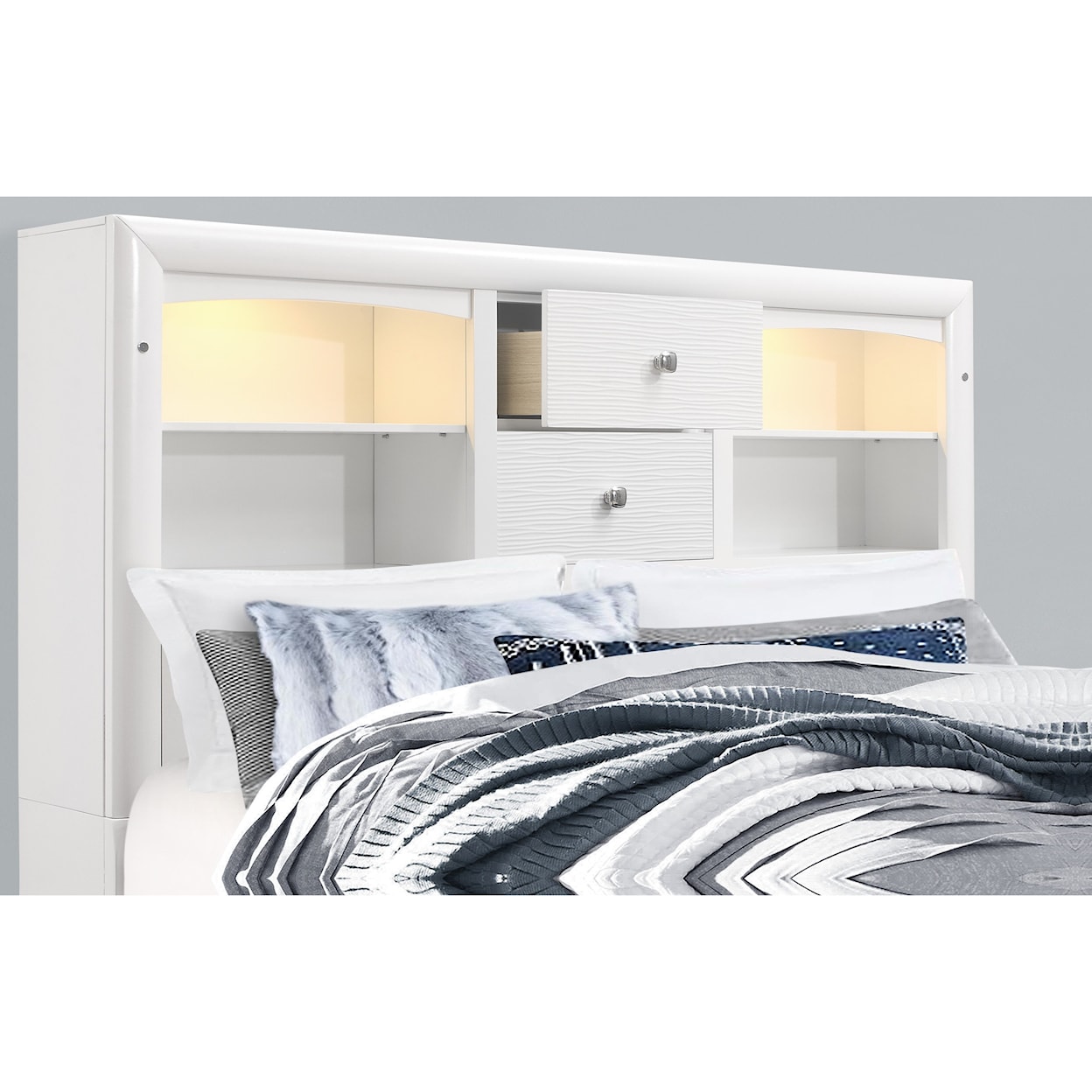 Global Furniture Jordyn Full Storage Bed