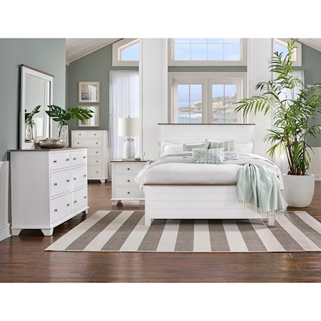 Queen Shiplap Bed Bedroom Group