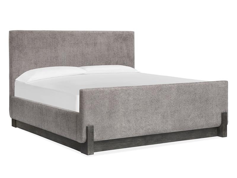 Complete Queen Upholstered Panel Bed