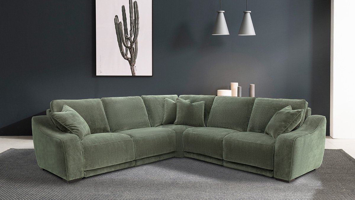 Wall Hugger Power Sectional
