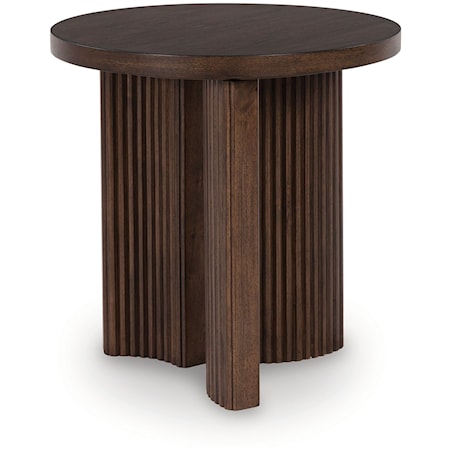 Round End Table