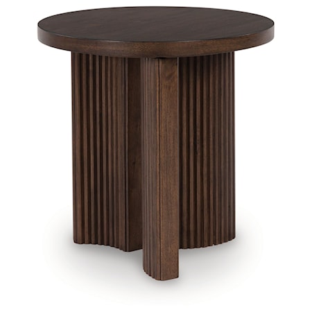 Round End Table