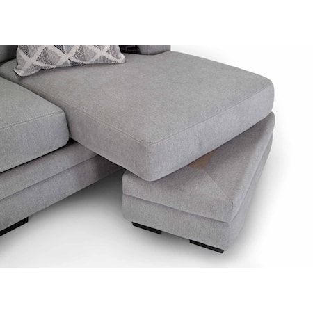 Sofa with Reversible Chaise