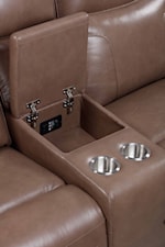 Storage Console and Cup Holders