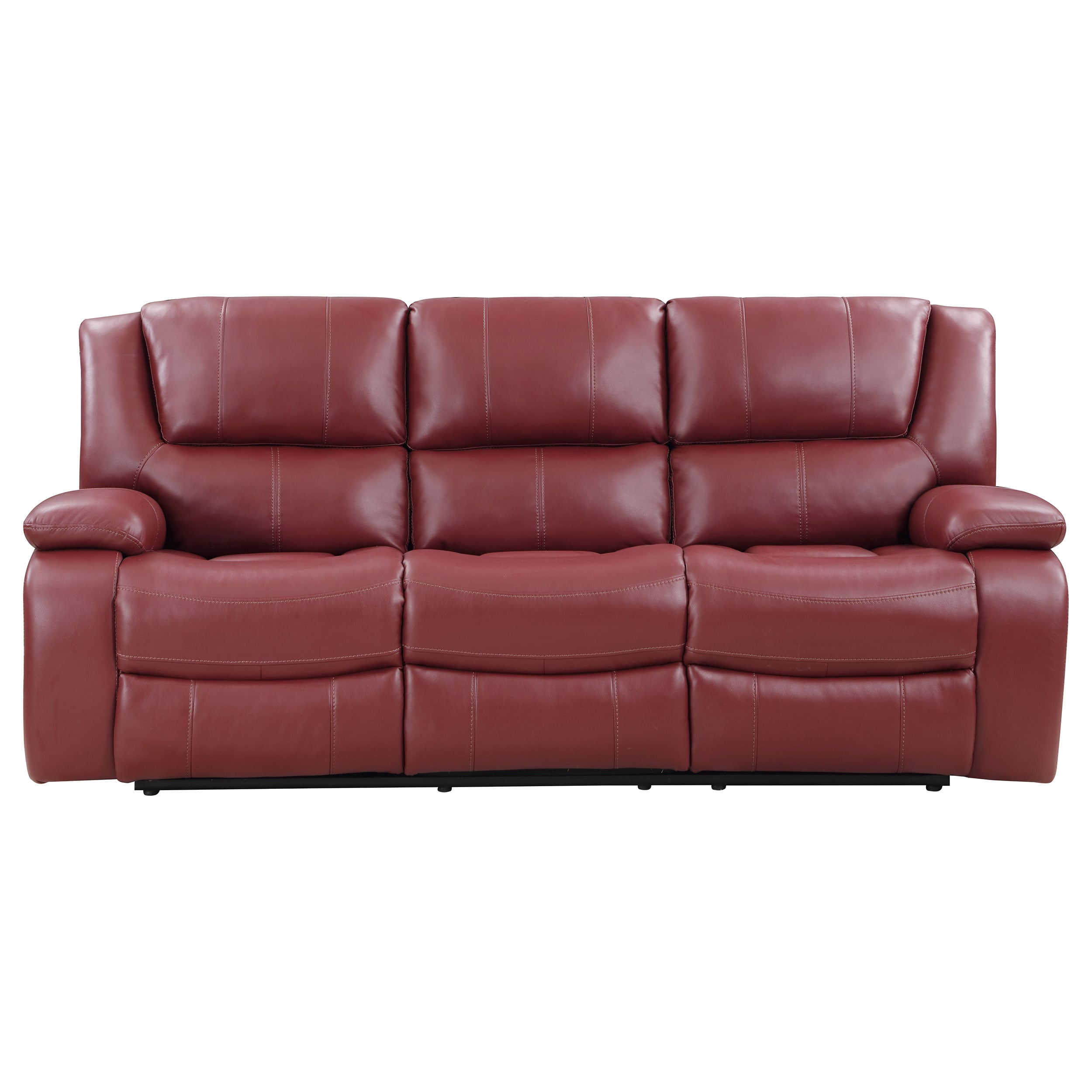 Motion Reclining Sofa Red