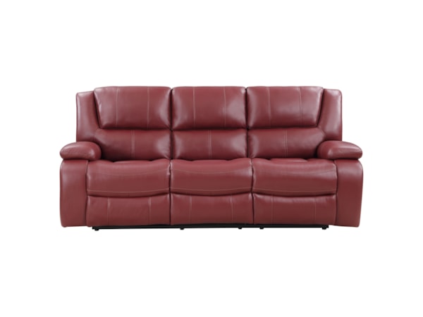 3-piece Reclining Sofa Set Red