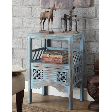 One Drawer Accent Table
