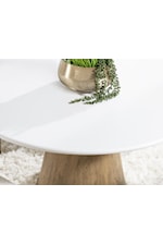 Legacy Classic Melrose Contemporary Round Dining Table with Pedestal Base