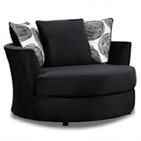 Contemporary Barrel Accent chair