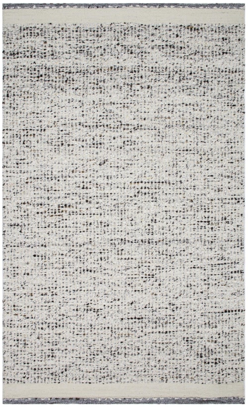 Darcy 2502 Ivory Charcoal Hand Knotted Performance Area Rug