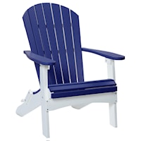 Customizable Folding Adirondack Chair