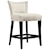 Bernhardt Interiors Giles Non-Wire Brushed Fabric Stool