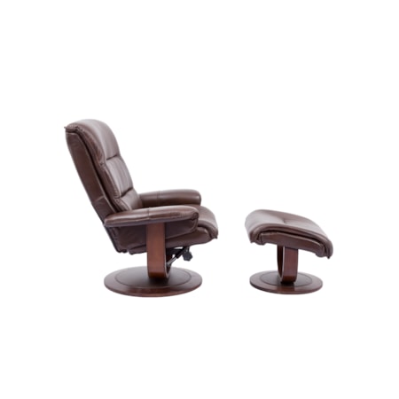 Swivel Chair and Ottoman