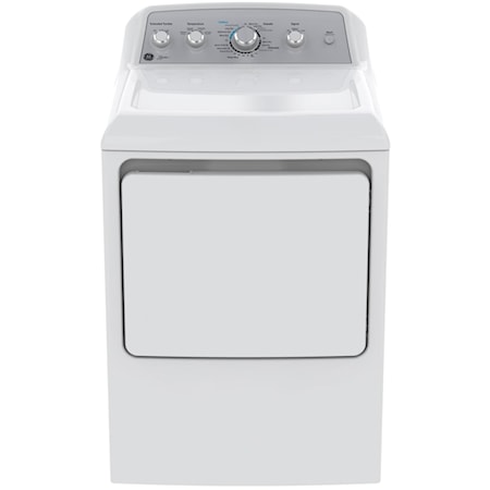 GE Allura 7.2 Cu.Ft. DuraDrum2 Top Load Electric Dryer - White