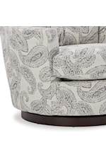 Best Home Furnishings Swivel Barrel Chairs Darby Swivel Glider Barrel Chair