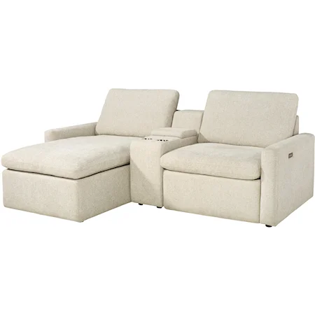 3-Piece Power Sectional with Console
