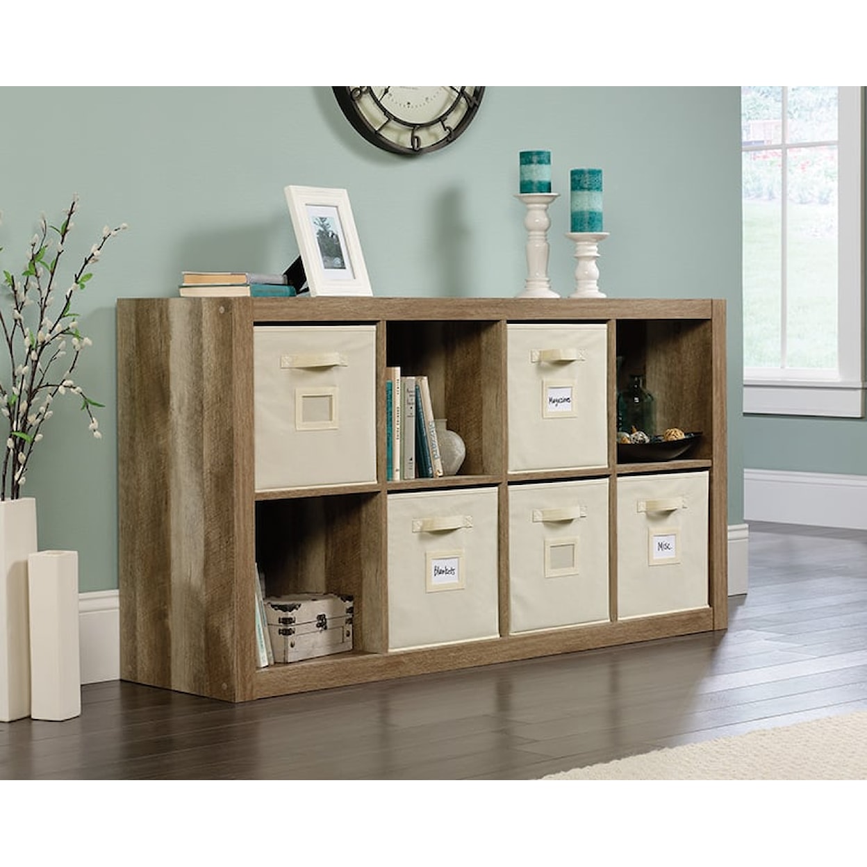 Sauder Stow-away Cube Storage 8-Cube Organizer