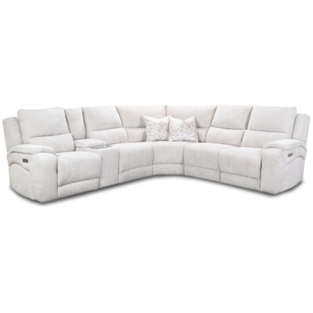 Triple Power Reclining Sectional