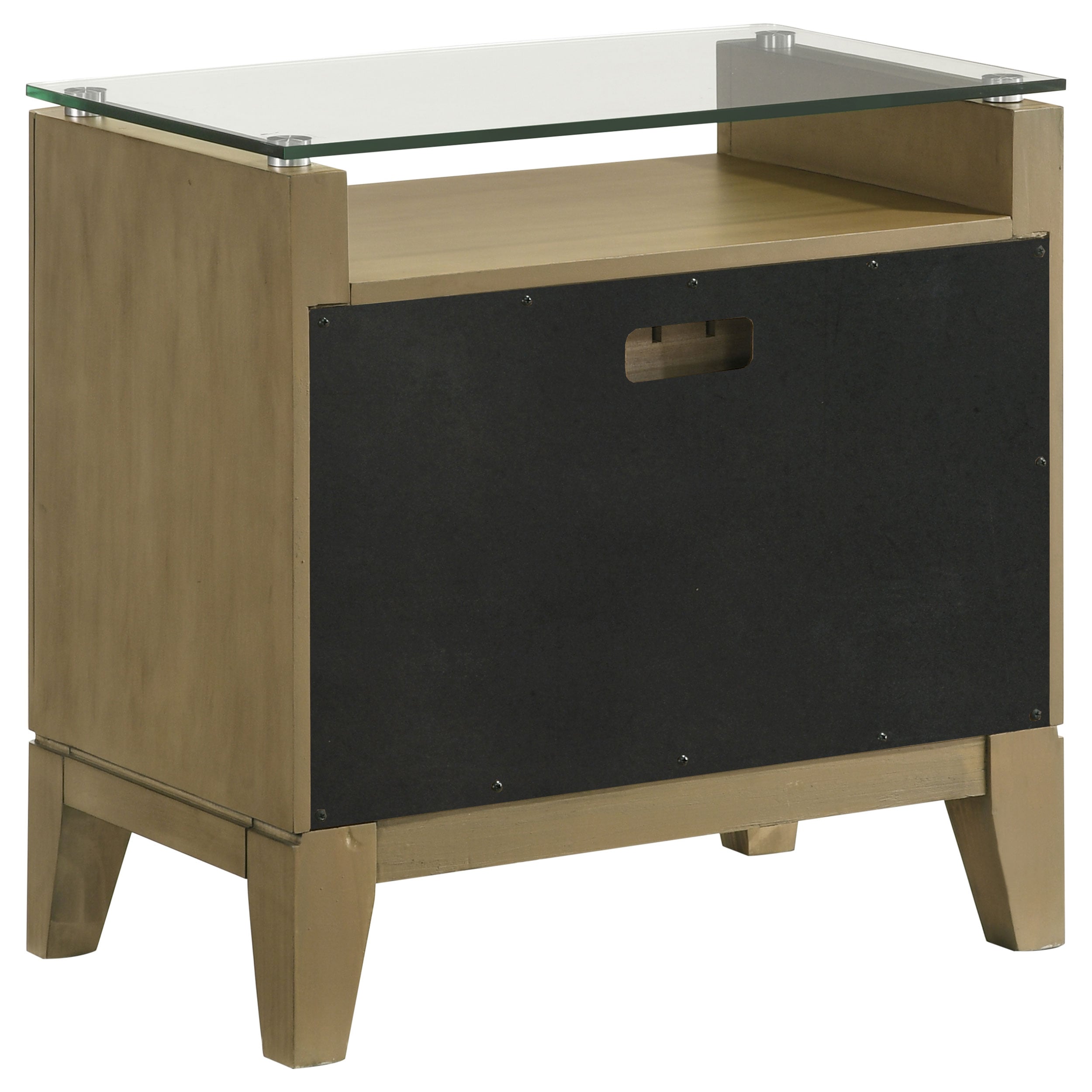 Coaster Granada Granada Glass Top Nightstand