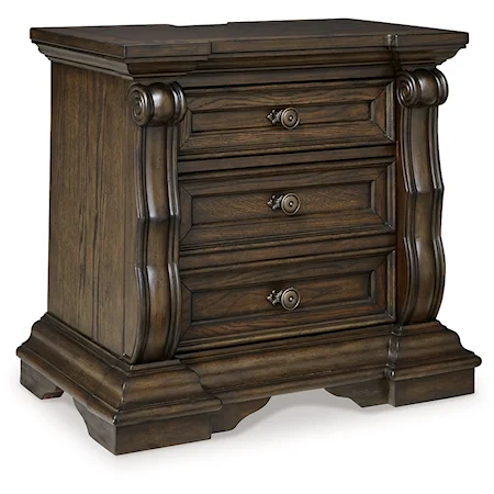 3-Drawer Nightstand