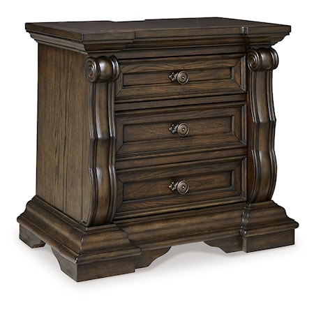 3-Drawer Nightstand