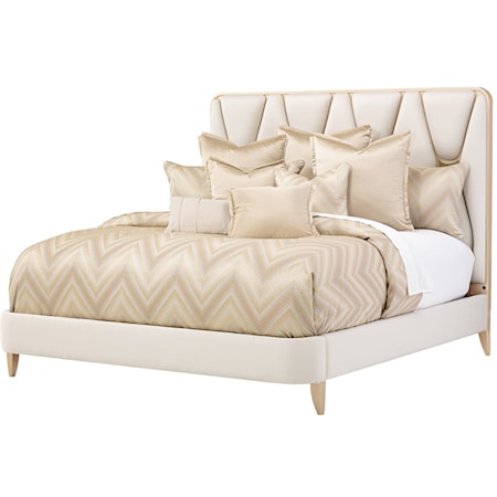 Upholstered Queen Panel Bed