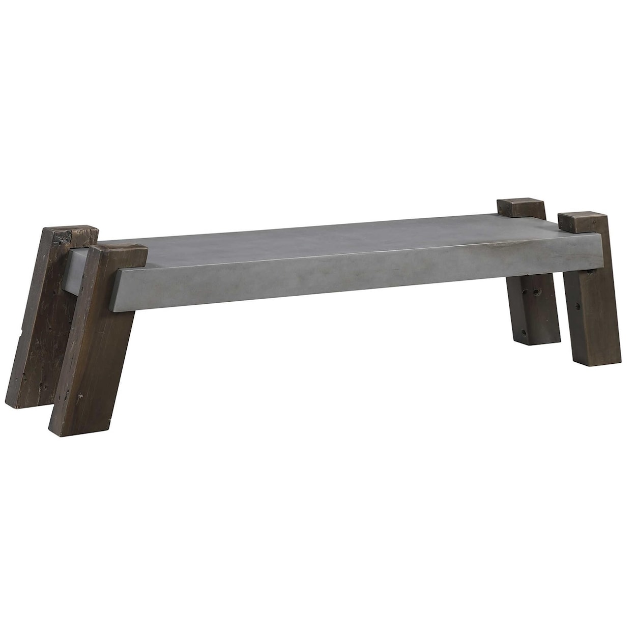 Uttermost Accent Furniture - Benches Lavin Industrial Concrete Bench