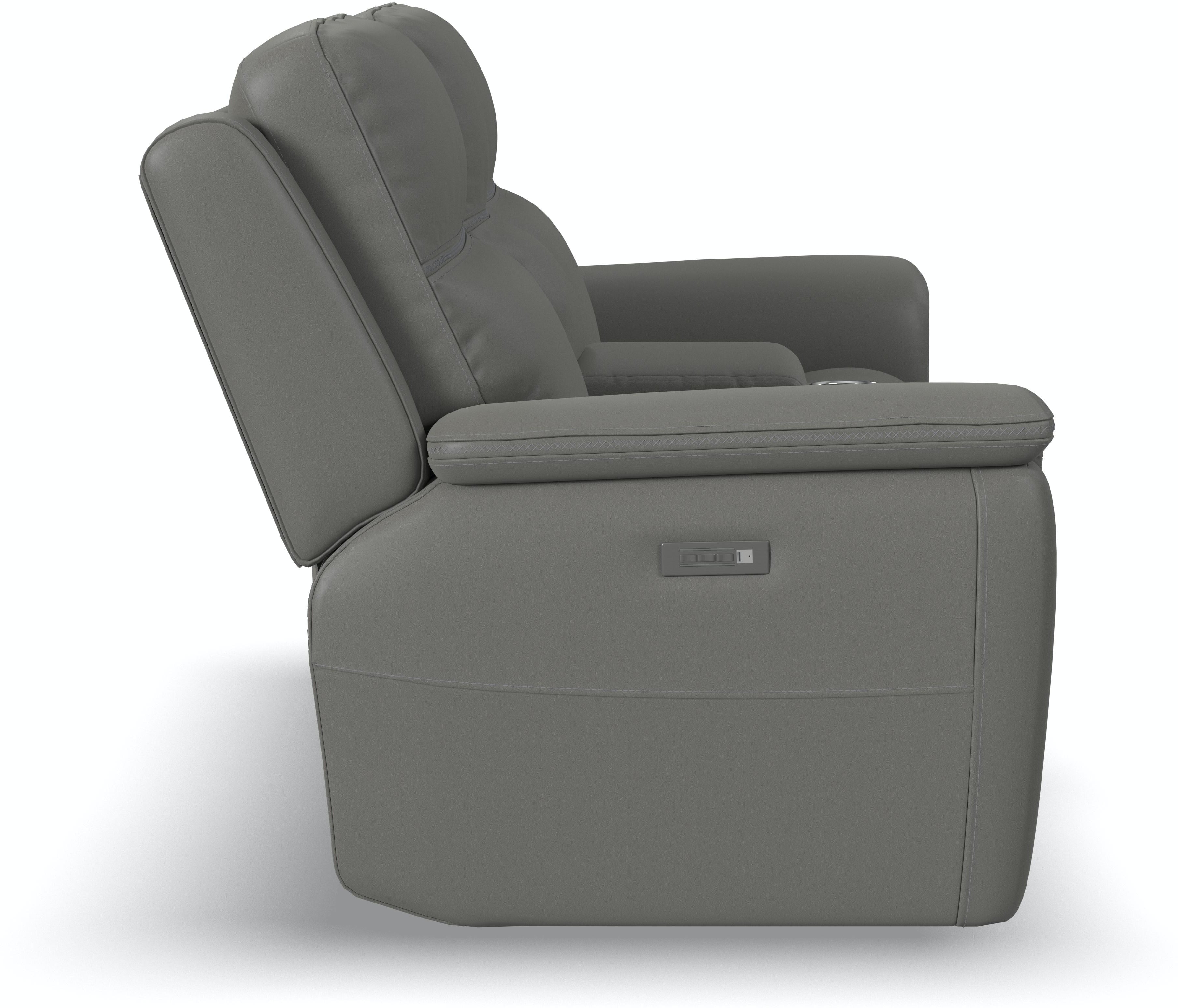 Power Reclining Console Loveseat