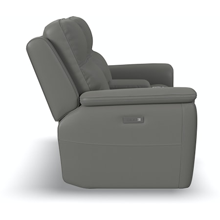 Power Reclining Console Loveseat