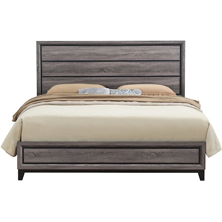 Contemporary Farmhouse Full Panel Bed