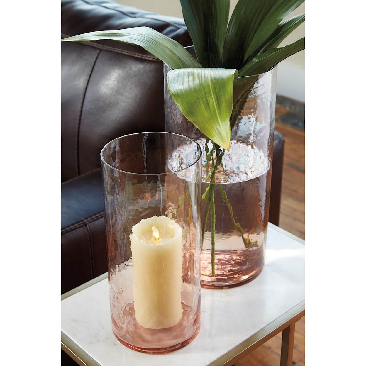 Signature Design by Ashley Accents Devona Pink Vase Set