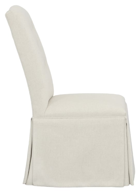 Fairfield 1227 Camel Tall Back Skirted Dining Chair