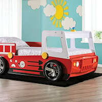 Youth Fire Truck Twin Bed