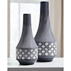 Ashley Accents Dornitilla Black/White Vase Set