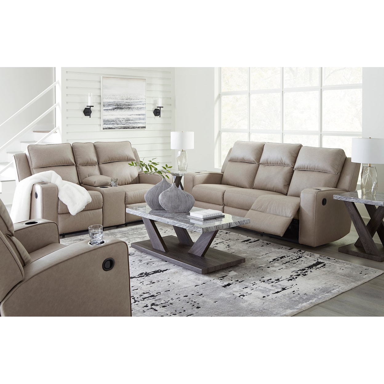 Ashley Furniture Signature Design Lavenhorne Living Room Set