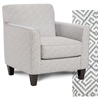 Accent Chair with Flared Arms