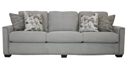 9000 Series Sofa with Nailheads