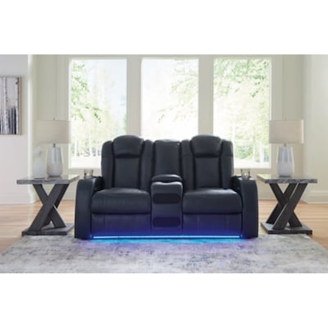 Ashley Furniture Signature Design Fyne-Dyme Living Room Set
