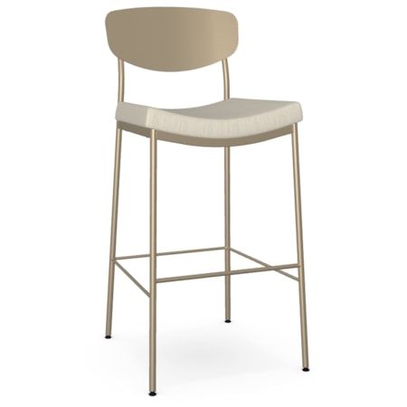 Upholstered Bar Height Stool