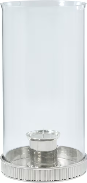 Traditional Nickel Plated Candle Holder
