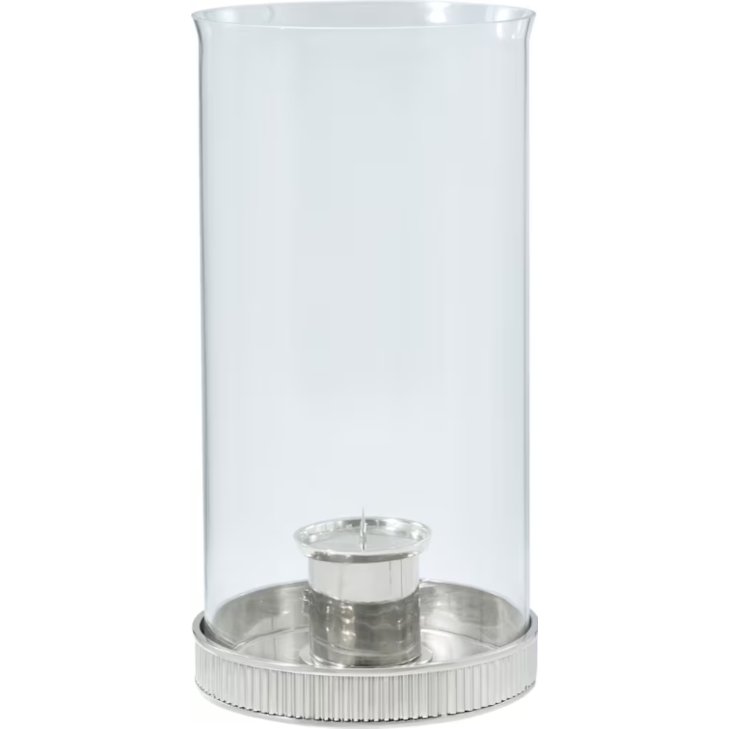 Theodore Alexander Spencer London Nickel Plated Candle Holder