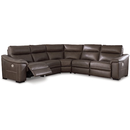 Contemporary 5-Piece Power Reclining Sectional Sofa