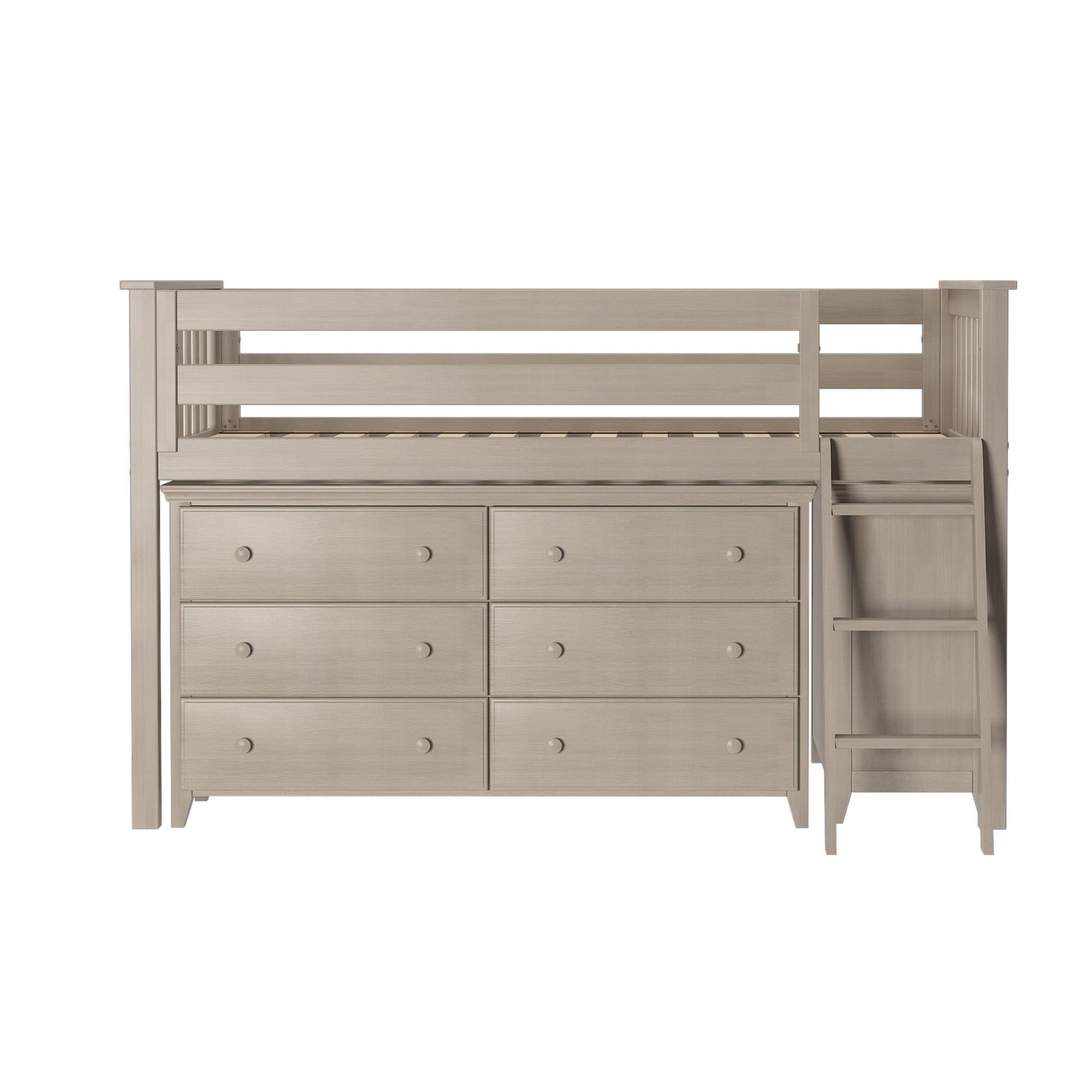 Windsor Youth Twin Loft Bed in Stone