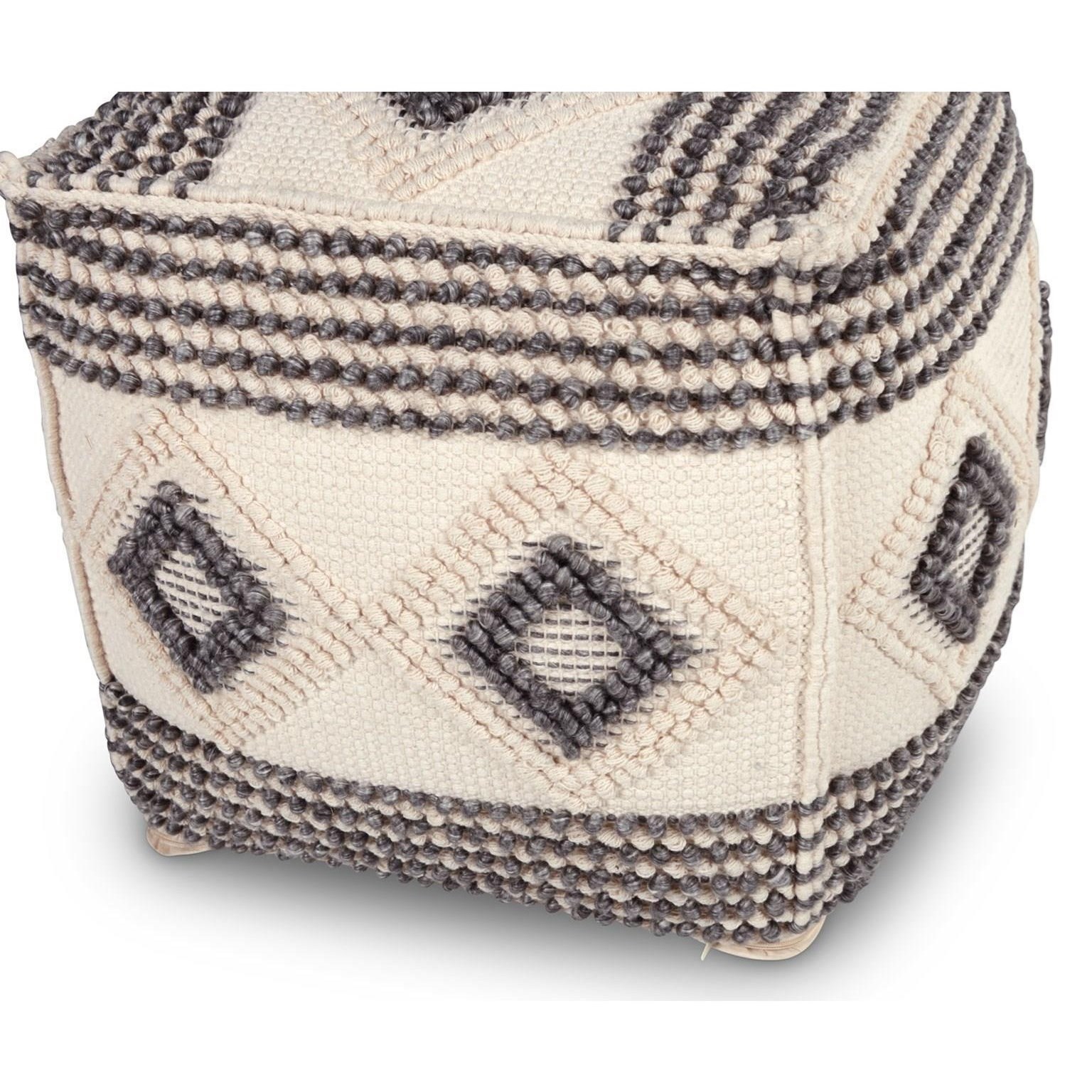 Handwoven Pouf