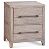 American Woodcrafters Aurora 2-Drawer Nightstand