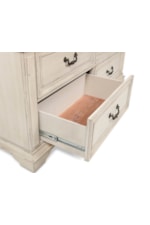 New Classic Anastasia Farmhouse 7-Drawer Dresser and Mirror Set