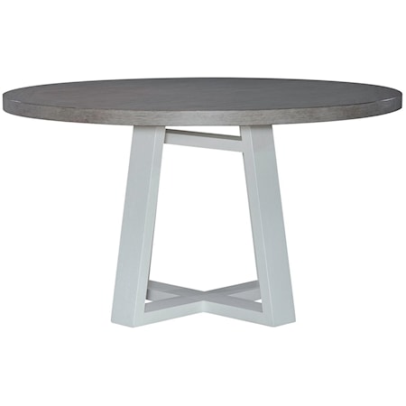 Modern Farmhouse Round Pedestal Dining Table