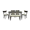 Progressive Furniture Montebello 6-Piece Dining Set