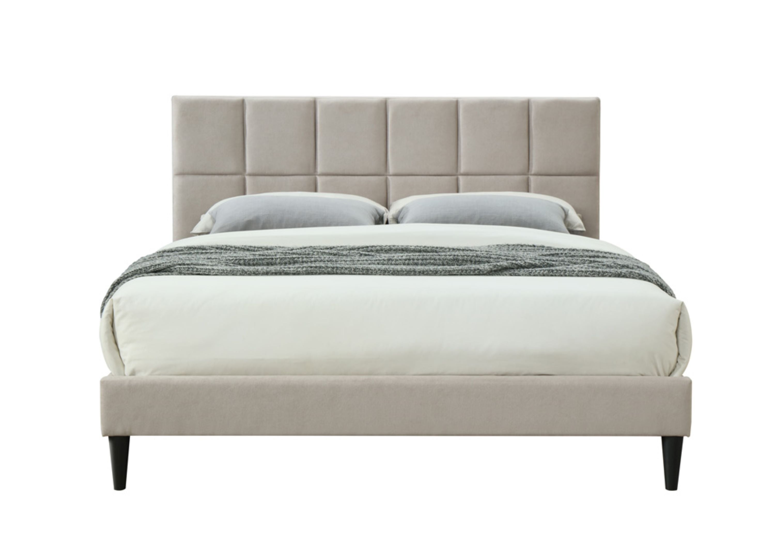 Upholstered Twin Bed-in-a-Box